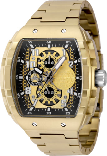Invicta Men's 49066 Invicta Racing Quartz Multifunction Gold, Silver, Black Dial Watch
