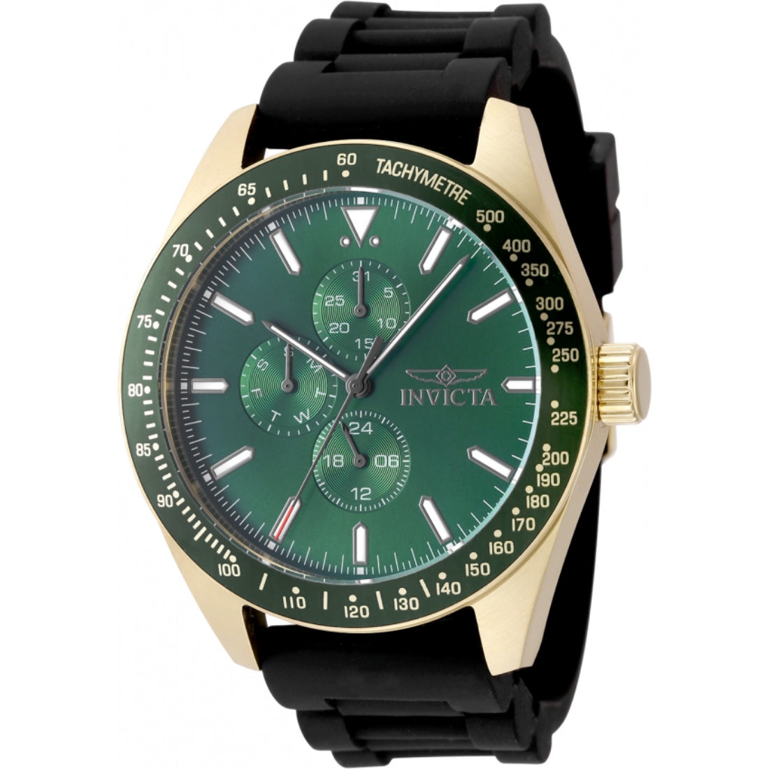 Invicta Men's 49077 Black Silicone Watch
