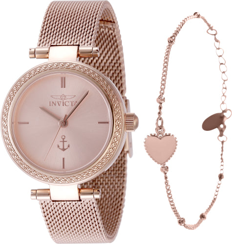 Invicta Women's 49083 OCEAN VOYAGE Quartz PC21J Rose Gold Dial Watch
