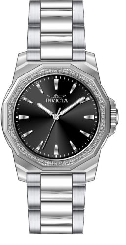 Invicta Women's 49111 Speedway Quartz 3 Hand Black Dial Watch