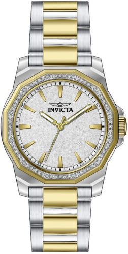 Women's 49129 Speedway  Quartz 3 Hand Silver Dial Watch