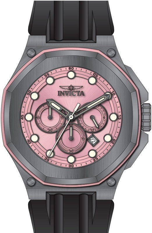 Invicta Men's 49141 Akula Quartz VD53 Pink Dial Watch