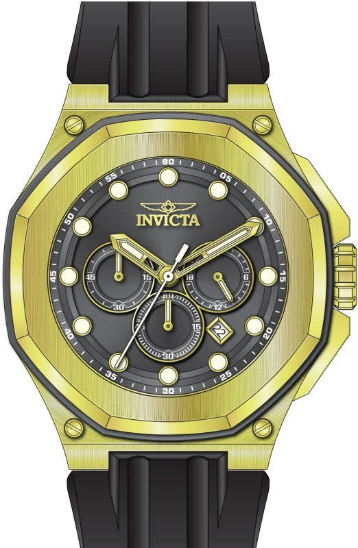 Invicta Men's 49142 Akula Quartz VD53 Gunmetal Dial Watch