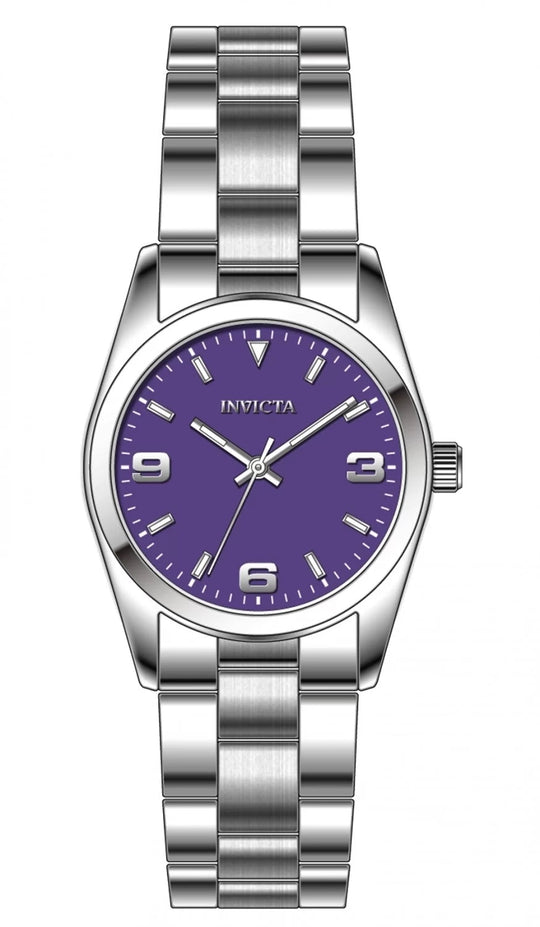 Invicta Women's 69187 Celestial Quartz PC21S Purple Dial Watch