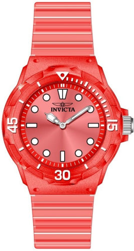 Invicta Women's 49210 Celestial Quartz 3 Hand Red Dial Watch