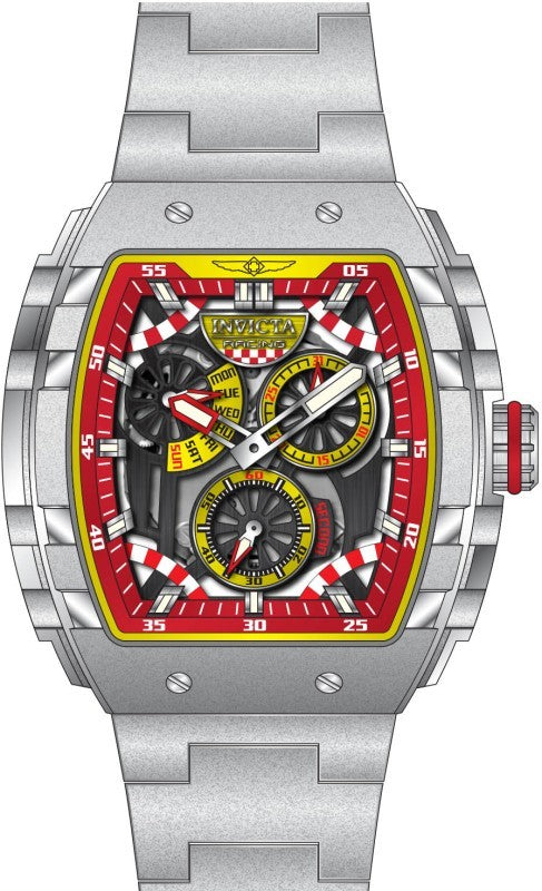 Invicta Men's 49221 Invicta Racing Quartz VD86 Plastic, Skeleton, Metal Dial Watch