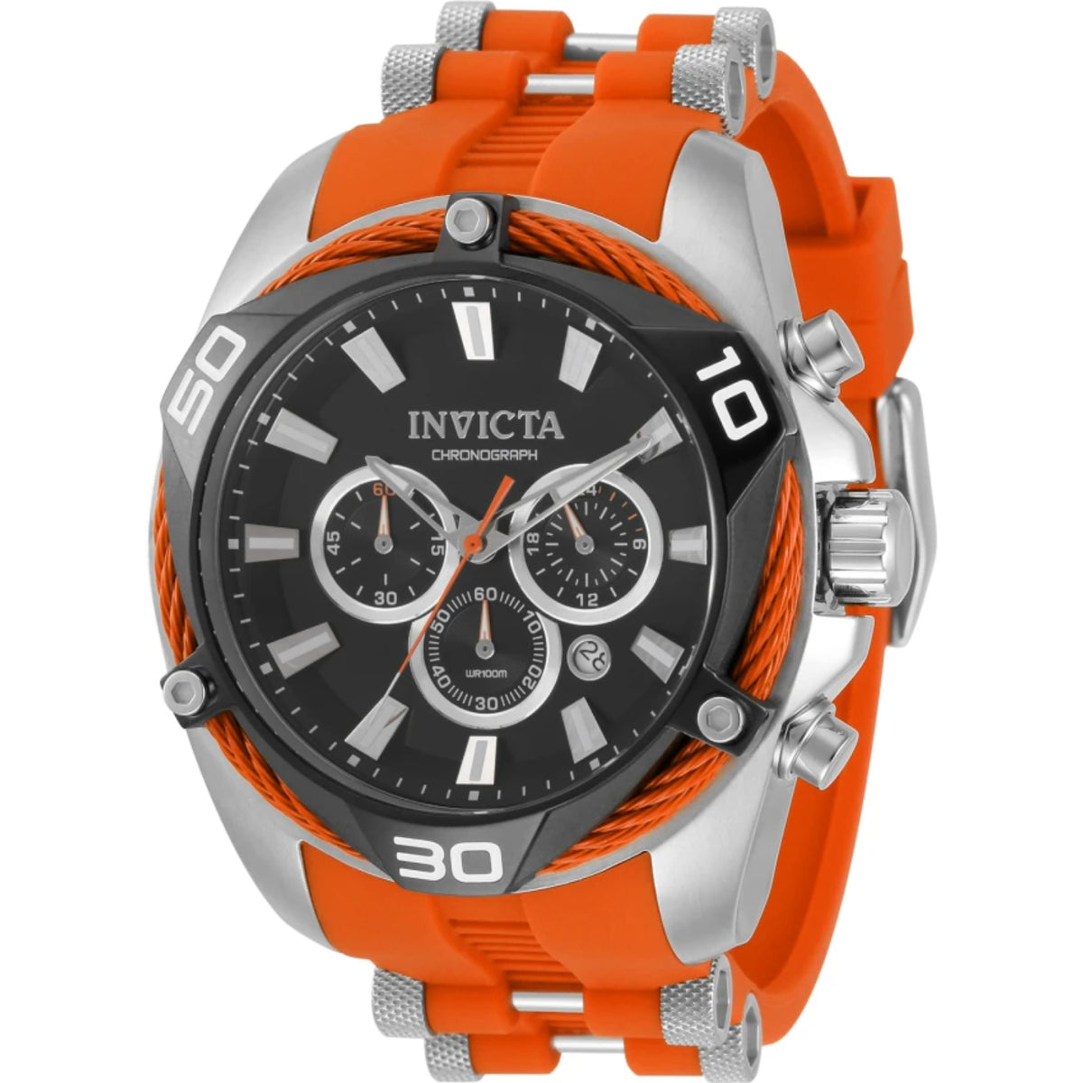 Invicta Men's 31314 Bolt Quartz Chronograph Black Dial Watch