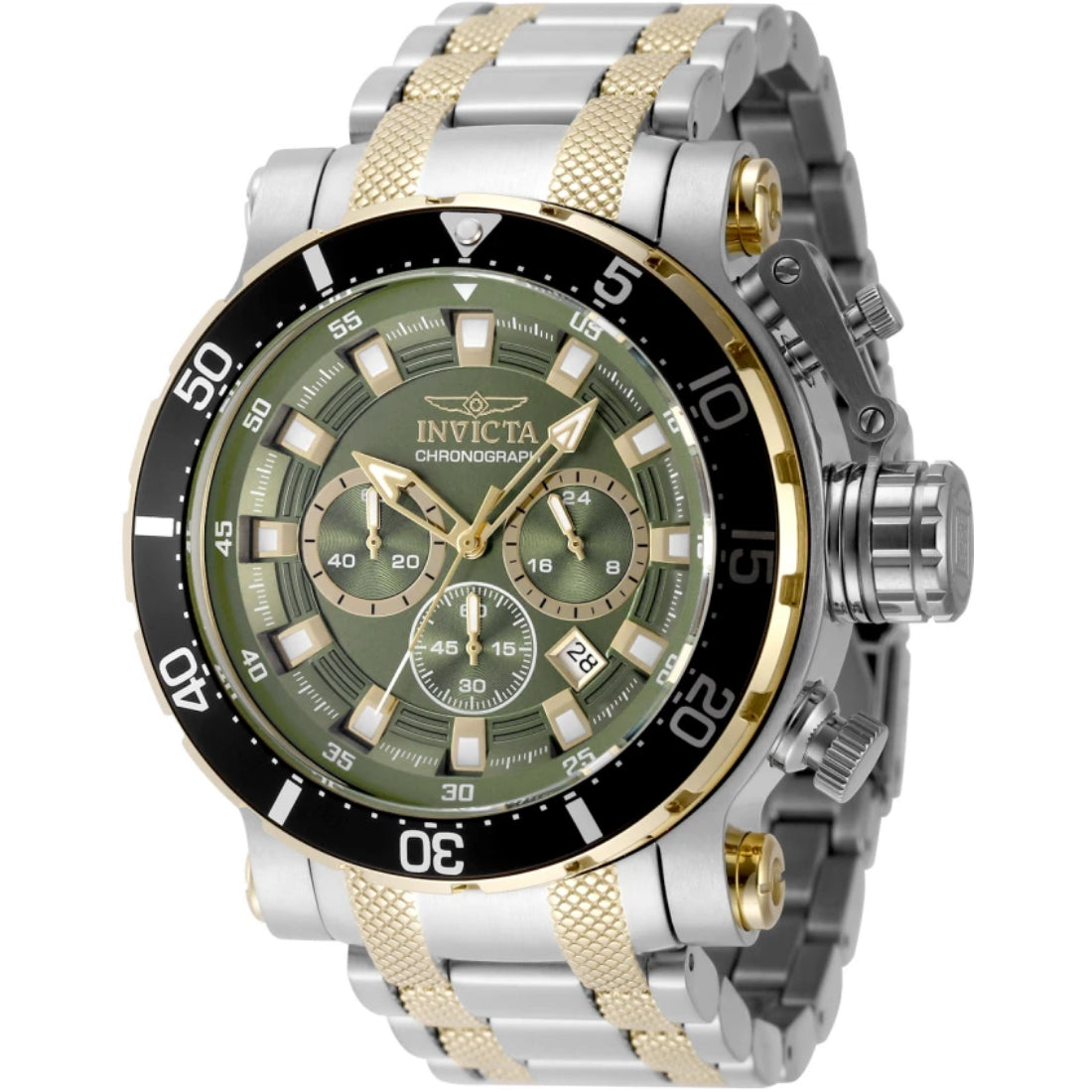 Invicta Men's 49225 Coalition Forces Quartz VD53 Green Dial Watch
