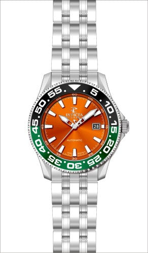 Invicta Men's 49238 Reserve Automatic 3 Hand Orange Dial Watch
