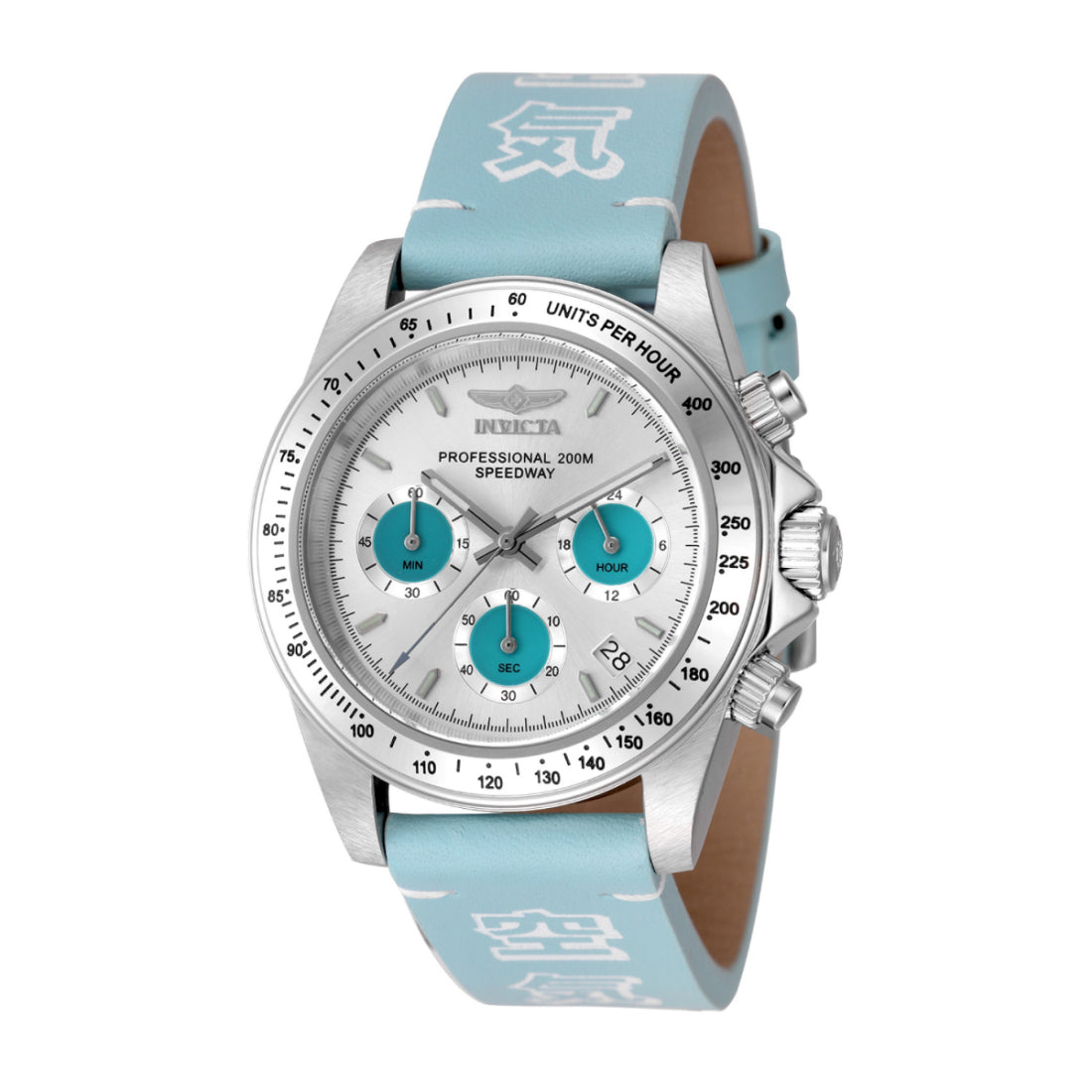 Invicta Men's 49291 Light Blue Leather Watch