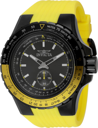 Invicta Men's 49301 Aviator  Quartz Multifunction Gunmetal Dial Watch