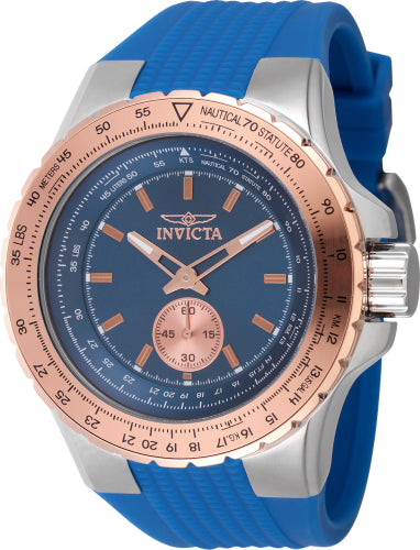 Invicta Men's 49309 Aviator  Quartz Multifunction Blue Dial Watch
