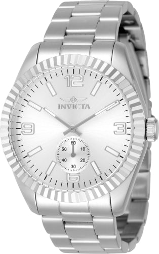 Invicta Men's 49356 Specialty  Quartz Multifunction Silver Dial Watch