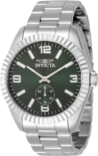 Invicta Men's 49358 Specialty  Quartz Multifunction Green Dial Watch