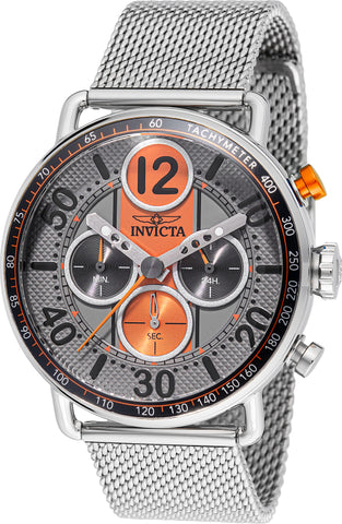 Invicta Men's 49371 Speedway Quartz Chronograph Orange Dial Watch