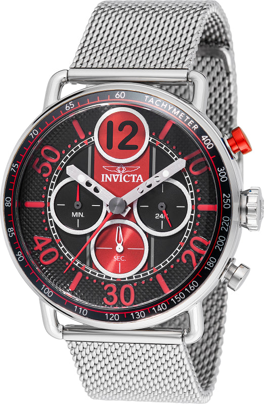Invicta Men's 49372 Speedway Quartz Chronograph Red Dial Watch