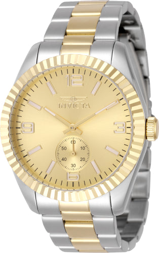 Invicta Men's 49388 Specialty Quartz Multifunction Gold Dial Watch