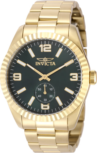 Invicta Men's 49390 Specialty  Quartz Multifunction Green Dial Watch
