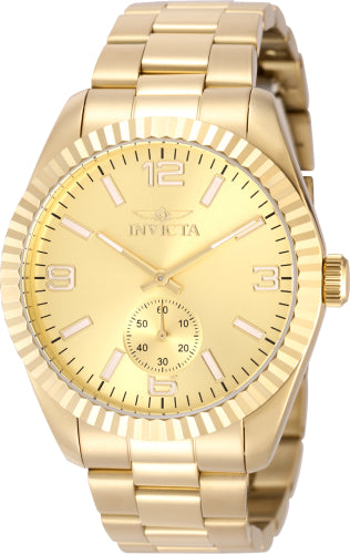 Invicta Men's 49391 Specialty Quartz Multifunction Gold Dial Watch
