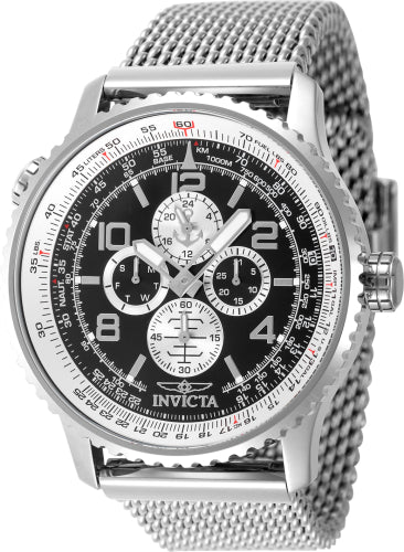 Invicta Men's 49410 OCEAN VOYAGE Quartz Multifunction Black Dial Watch