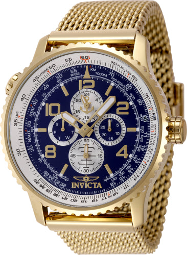 Invicta Men's 49411 OCEAN VOYAGE Quartz 0 Blue Dial Watch