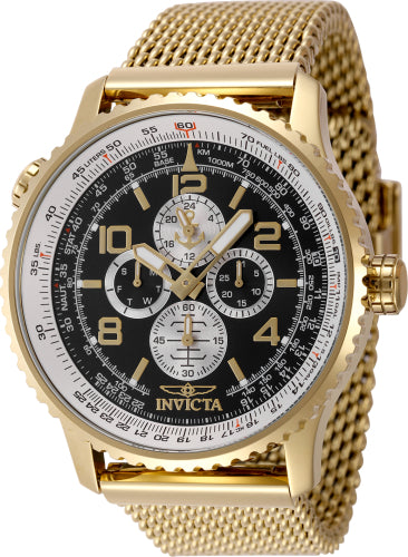 Invicta Men's 49412 OCEAN VOYAGE Quartz 0 Black Dial Watch