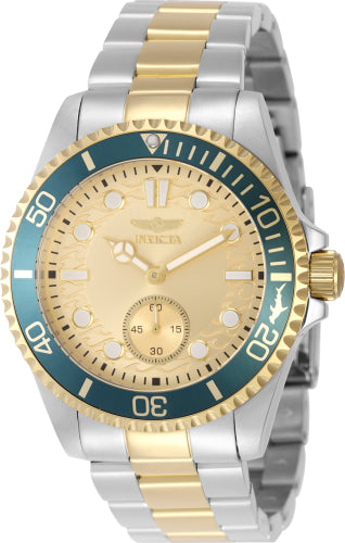 Invicta Men's 49425 Pro Diver Quartz VD78 Gold Dial Watch
