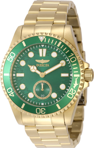 Invicta Men's 49430 Pro Diver Quartz VD78 Green Dial Watch