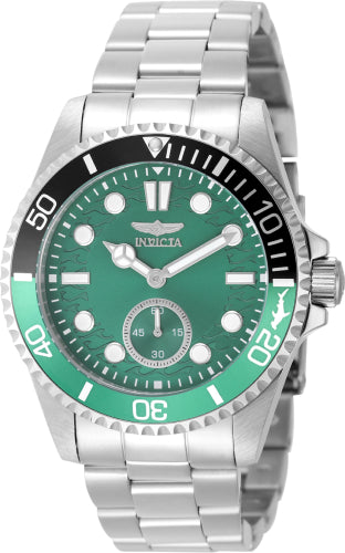 Invicta Men's 49433 Pro Diver Quartz VD78 Green Dial Watch