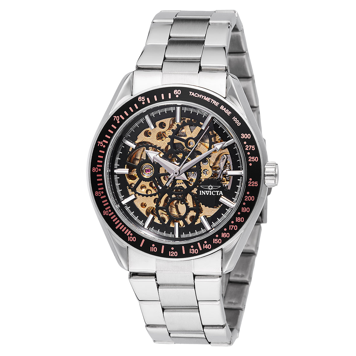 Invicta Men's 49500 Objet D Art Automatic SK008 Black Dial Watch