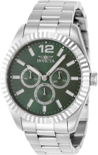 Invicta Men's 49514 Specialty  Quartz Chronograph Green Dial Watch
