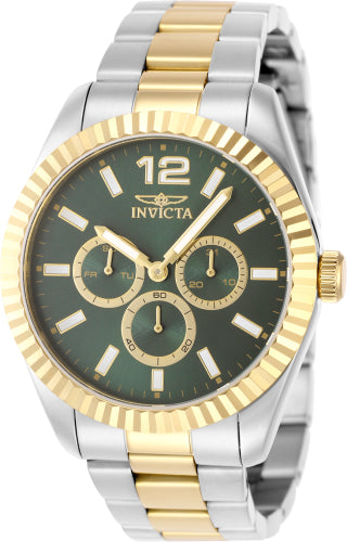 Invicta Men's 49517 Specialty  Quartz Chronograph Green Dial Watch