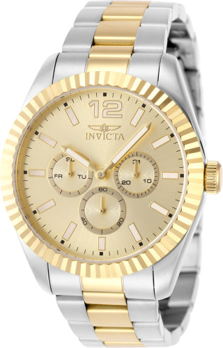 Invicta Men's 49518 Specialty  Quartz Chronograph Gold Dial Watch