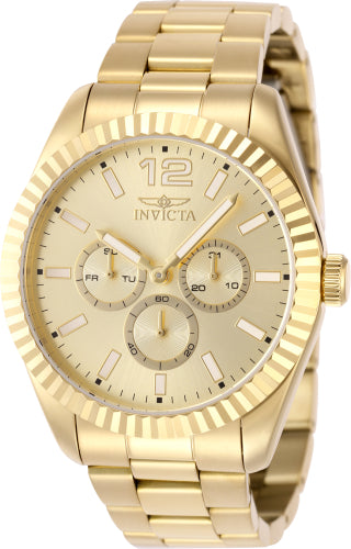Invicta Men's 49520 Specialty  Quartz Chronograph Gold Dial Watch