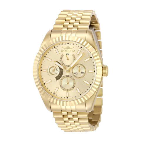 Invicta Men's 49542 Specialty Quartz VD84 Gold Dial Watch