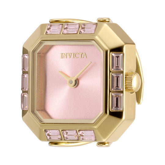 Invicta Women's 49586 Mini Ring Watch Quartz 2 Hand Pink Dial Watch