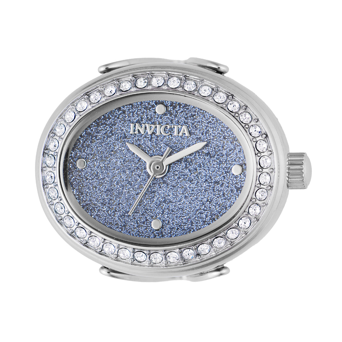 Invicta Women's 49596 Mini Quartz Blue Dial Ring Watch