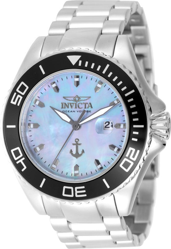 Invicta Men's 49643 Ocean Voyage Quartz PC32 Platinum Dial Watch