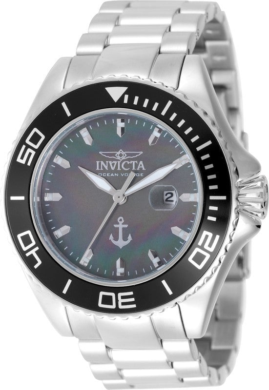 Invicta Men's 49644 Ocean Voyage Quartz PC32 Black Dial Watch