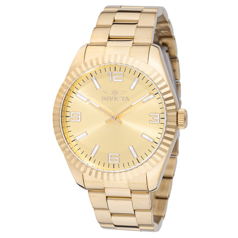 Invicta Men's 49682 Specialty Quartz PC20S Gold Dial Watch
