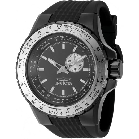 Invicta Men's 49720 Black Silicone Watch
