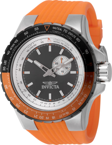 Invicta Men's 49721 Aviator Quartz VD72 Gunmetal Dial Watch