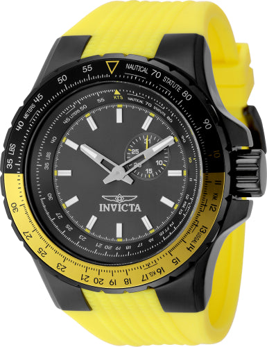 Invicta Men's 49723 Aviator Quartz VD72 Gunmetal Dial Watch