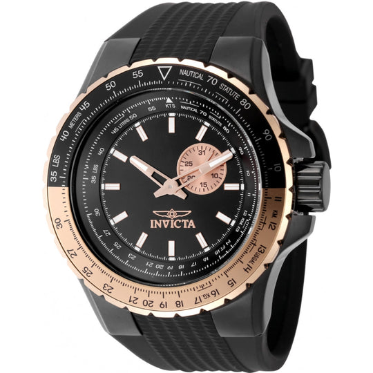 Invicta Men's 49725 Black Silicone Watch
