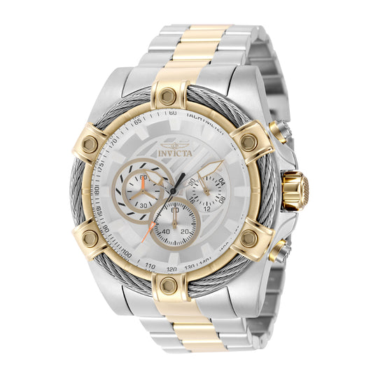 Invicta Men's 49746 Bolt Quartz VD54 Silver Dial Watch