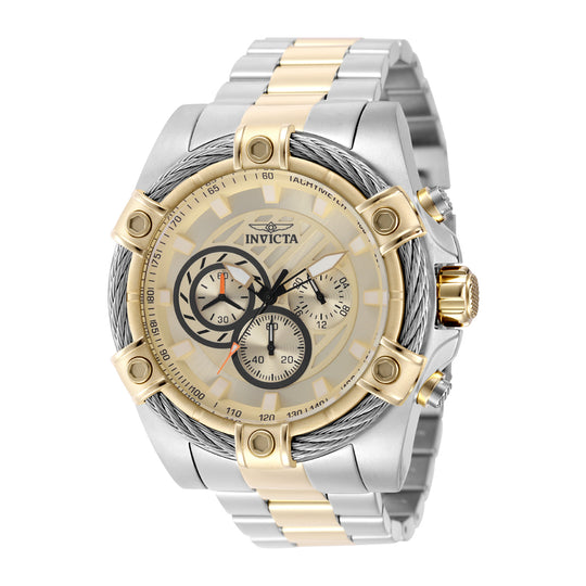Invicta Men's 49747 Bolt Quartz VD54 Gold Dial Watch