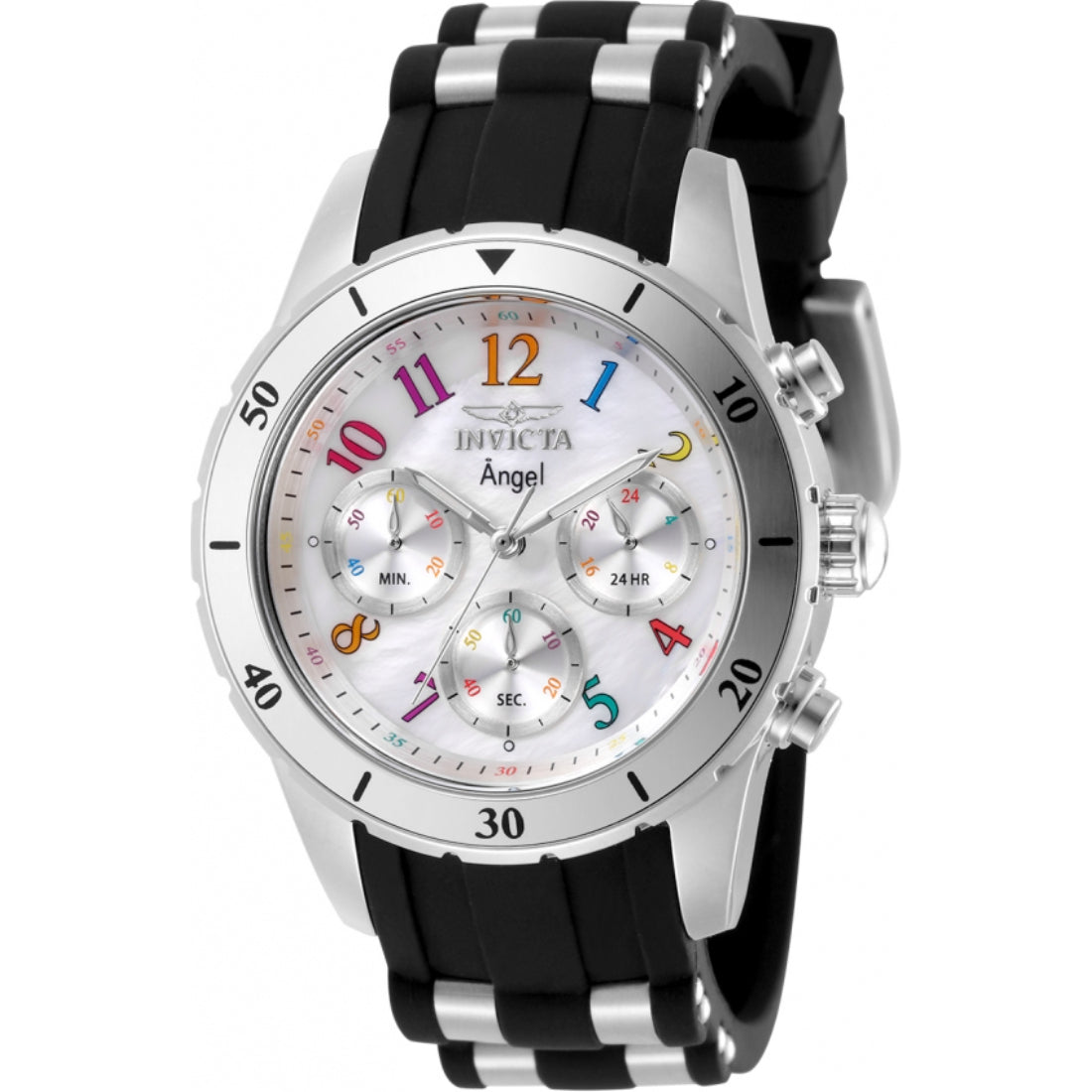 Invicta Women's 49802 Black, Steel Silicone Watch