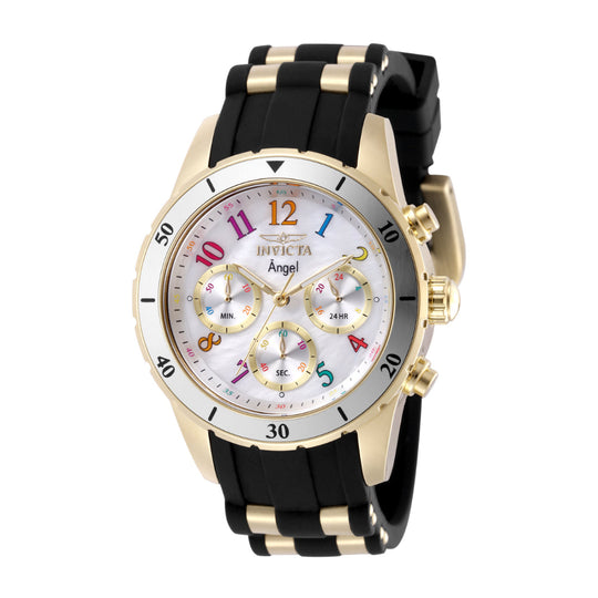 Invicta Women's 49803 Black, Gold Silicone Watch
