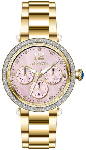 Invicta Women's 49813 Bolt Quartz VH63 Pink Dial Watch