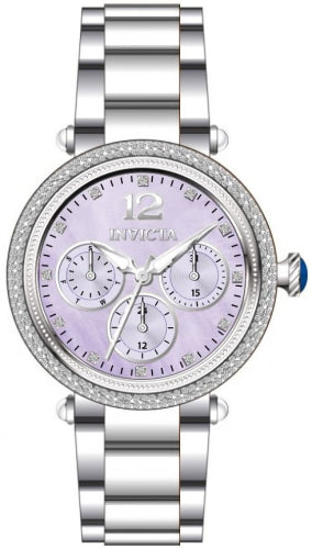 Invicta Women's 49814 Bolt Quartz VH63 Light Purple Dial Watch